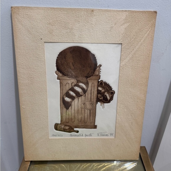 Nancy Nemec Other - Uninvited guests Etching Print 134/350 Nancy Nemec